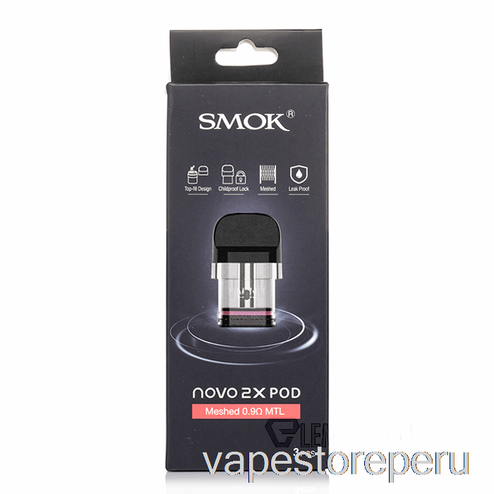 Vape Peru Smok Novo 2x Cápsulas De Repuesto Cápsulas Mtl Malladas De 0.6ohm